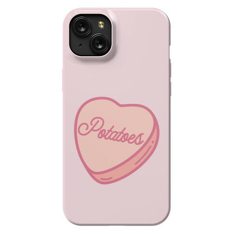 Potatoes Candy Heart Phone Case