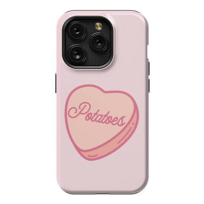 Potatoes Candy Heart Phone Case