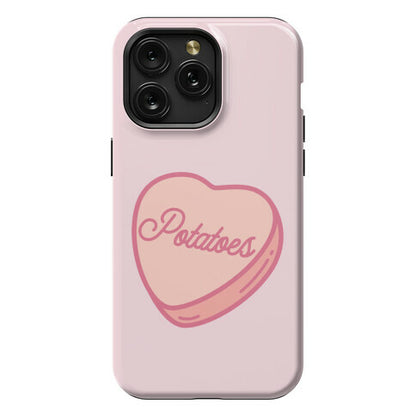 Potatoes Candy Heart Phone Case