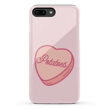 Potatoes Candy Heart Phone Case