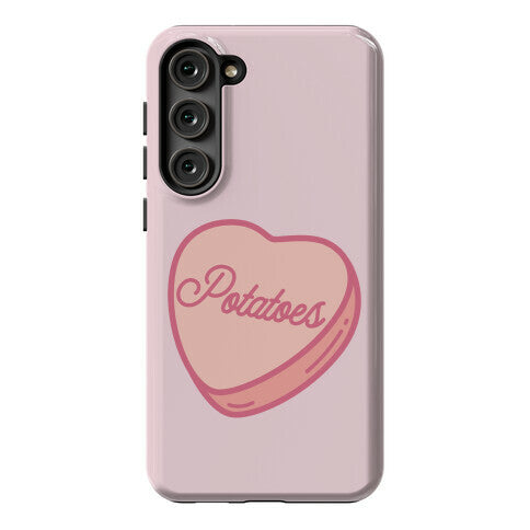 Potatoes Candy Heart Phone Case