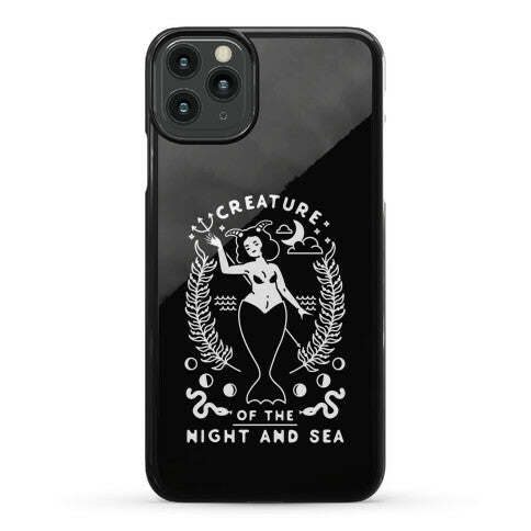 Creature of the Night and Sea Phone Case