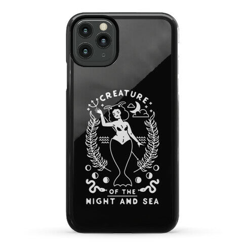 Creature of the Night and Sea Phone Case