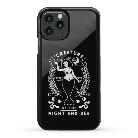 Creature of the Night and Sea Phone Case