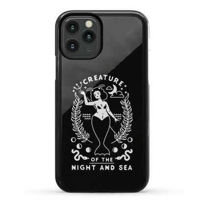 Creature of the Night and Sea Phone Case