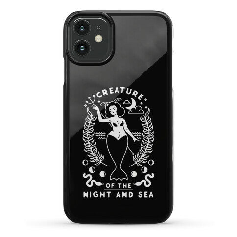 Creature of the Night and Sea Phone Case