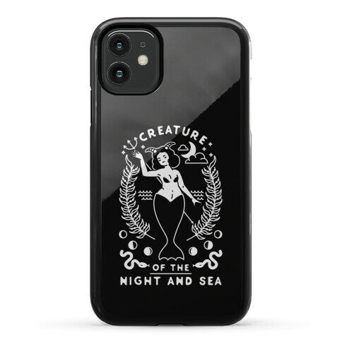 Creature of the Night and Sea Phone Case
