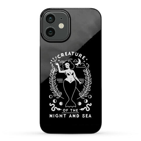 Creature of the Night and Sea Phone Case