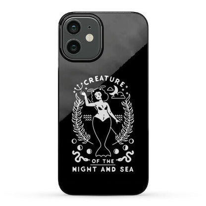 Creature of the Night and Sea Phone Case