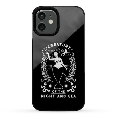 Creature of the Night and Sea Phone Case