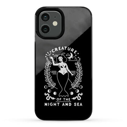 Creature of the Night and Sea Phone Case
