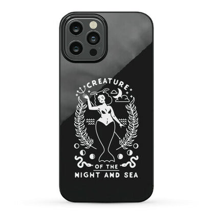 Creature of the Night and Sea Phone Case