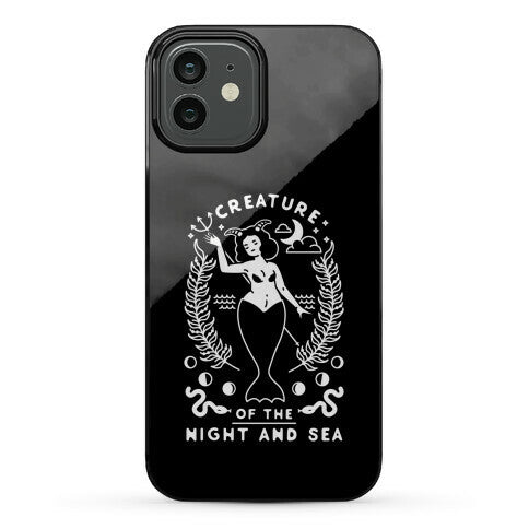 Creature of the Night and Sea Phone Case
