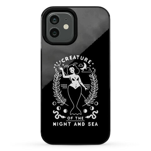 Creature of the Night and Sea Phone Case