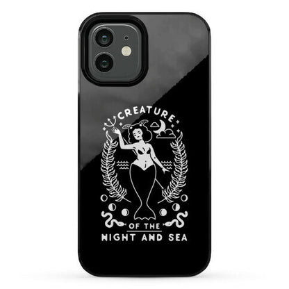 Creature of the Night and Sea Phone Case