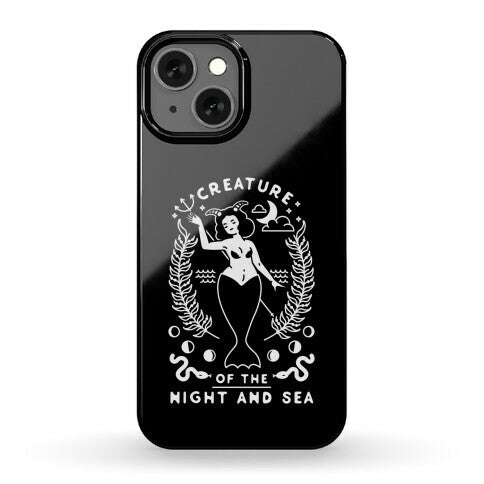 Creature of the Night and Sea Phone Case