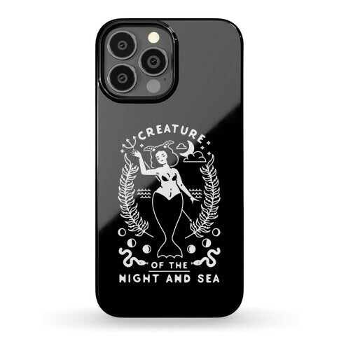 Creature of the Night and Sea Phone Case