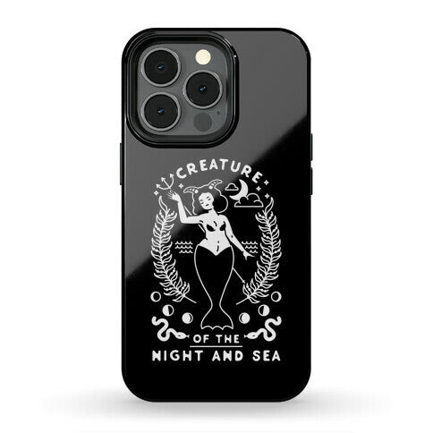 Creature of the Night and Sea Phone Case