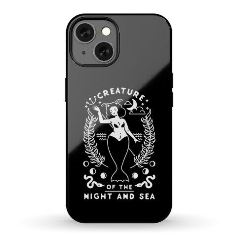 Creature of the Night and Sea Phone Case