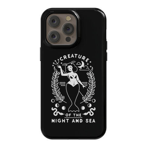 Creature of the Night and Sea Phone Case