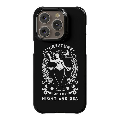 Creature of the Night and Sea Phone Case