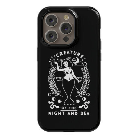 Creature of the Night and Sea Phone Case