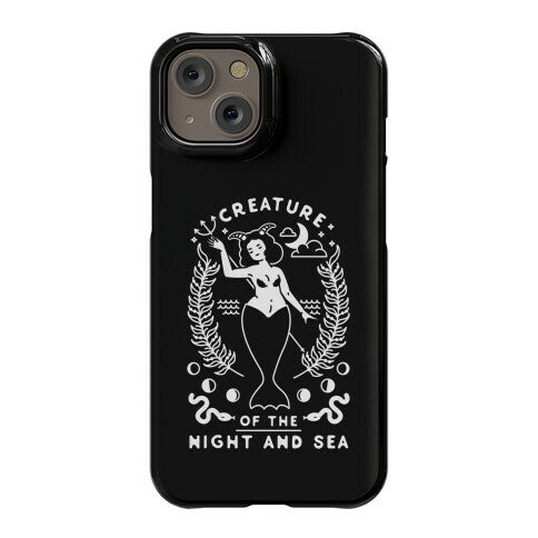 Creature of the Night and Sea Phone Case