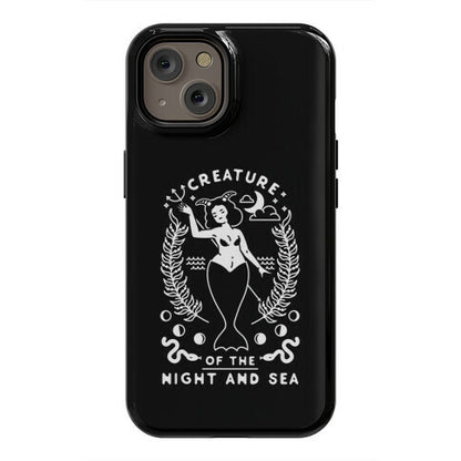 Creature of the Night and Sea Phone Case