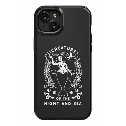 Creature of the Night and Sea Phone Case