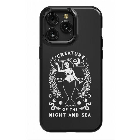 Creature of the Night and Sea Phone Case