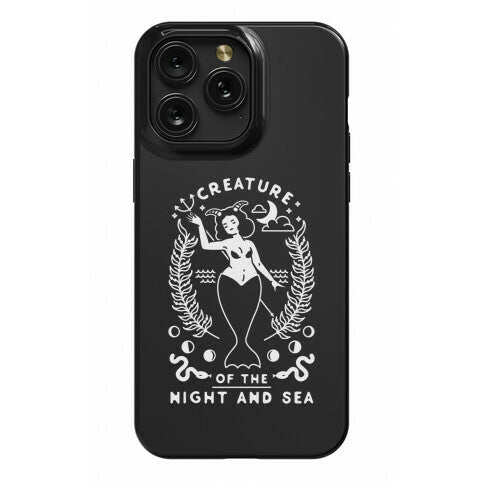 Creature of the Night and Sea Phone Case
