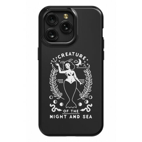 Creature of the Night and Sea Phone Case