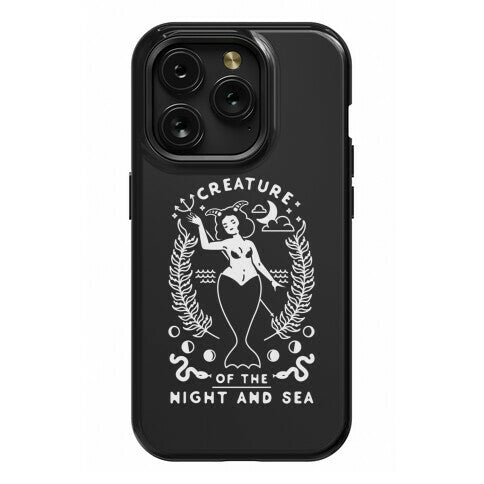 Creature of the Night and Sea Phone Case