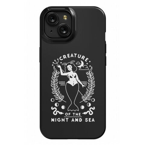 Creature of the Night and Sea Phone Case