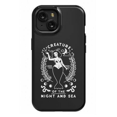 Creature of the Night and Sea Phone Case