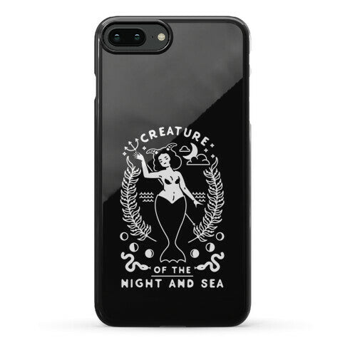 Creature of the Night and Sea Phone Case