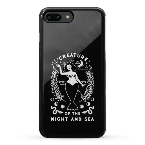 Creature of the Night and Sea Phone Case