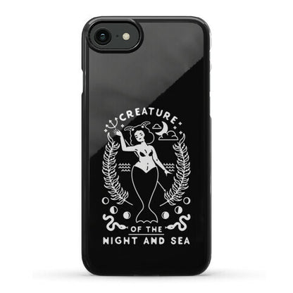 Creature of the Night and Sea Phone Case