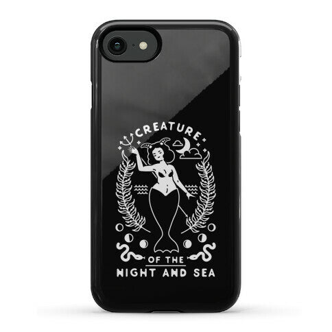 Creature of the Night and Sea Phone Case