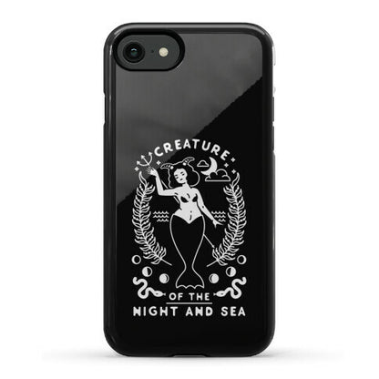 Creature of the Night and Sea Phone Case