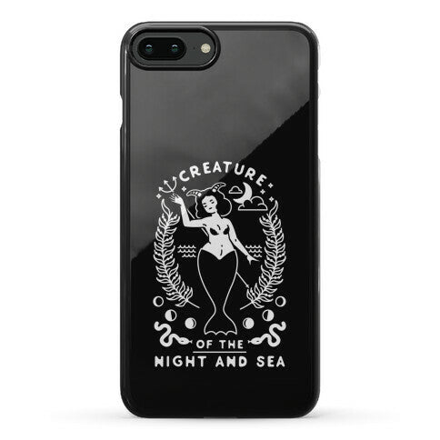 Creature of the Night and Sea Phone Case
