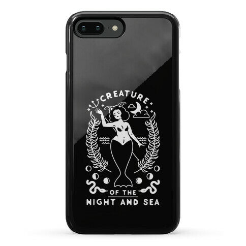 Creature of the Night and Sea Phone Case