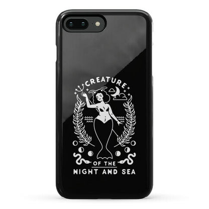 Creature of the Night and Sea Phone Case
