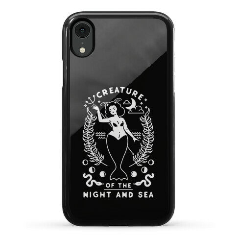 Creature of the Night and Sea Phone Case