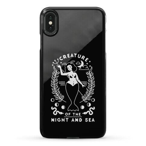 Creature of the Night and Sea Phone Case