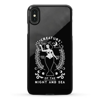 Creature of the Night and Sea Phone Case