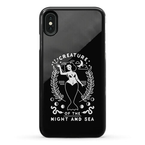 Creature of the Night and Sea Phone Case