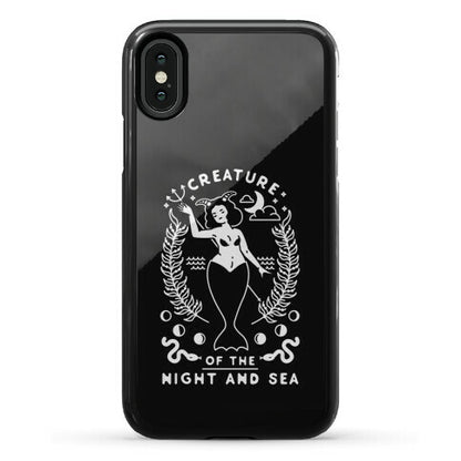 Creature of the Night and Sea Phone Case