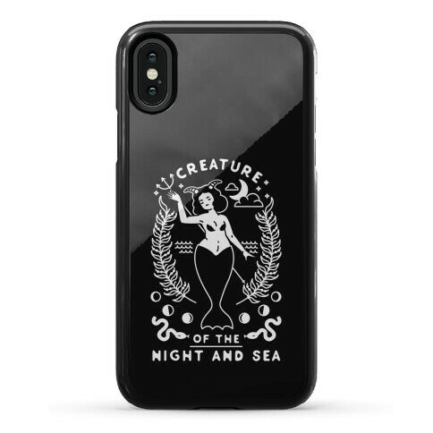 Creature of the Night and Sea Phone Case