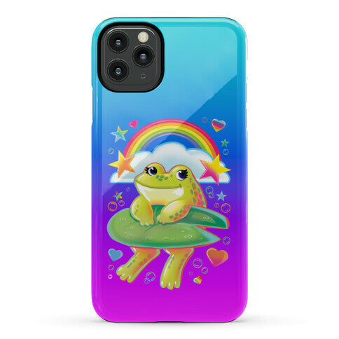 90's Rainbow Frog Phone Case